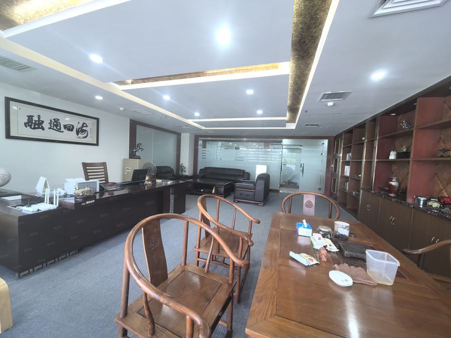 青秀区东盟商务写字楼 东盟独栋383平方丨7隔间带办公用品丨低公摊物业费两块 实景图