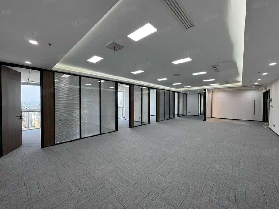 青秀区东葛路写字楼 特惠 500平 新装修 青秀万达广场写字楼办公室出租金座银座 实景图