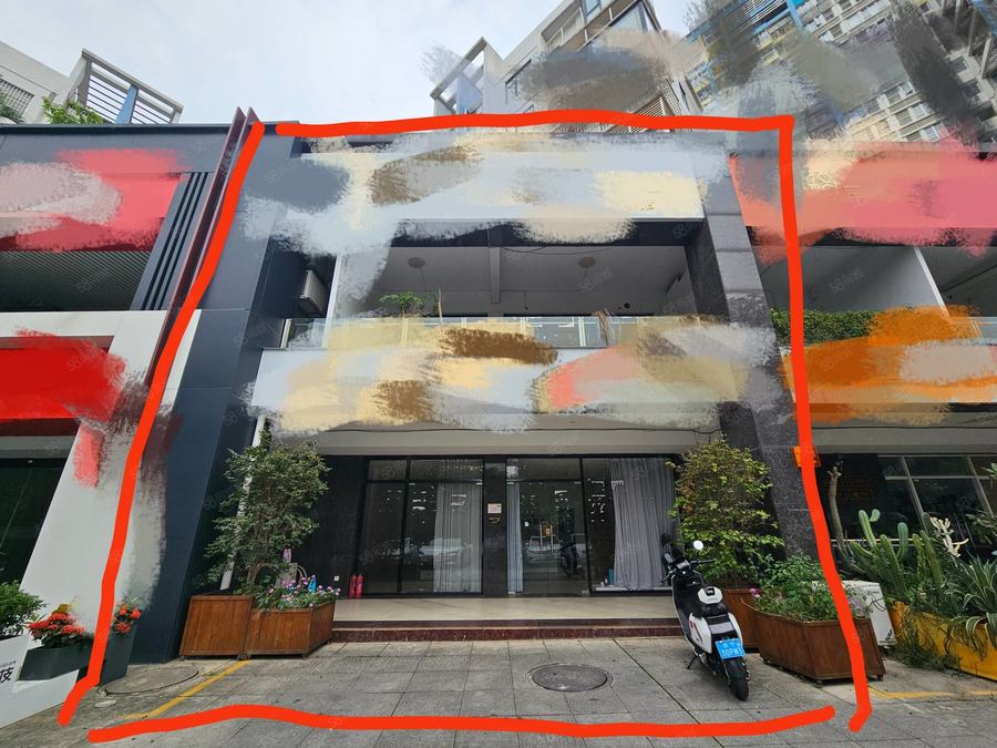 青秀区东盟商务商铺 凤岭南精装修双门头茶室 临街停车方便 带露台 实景图